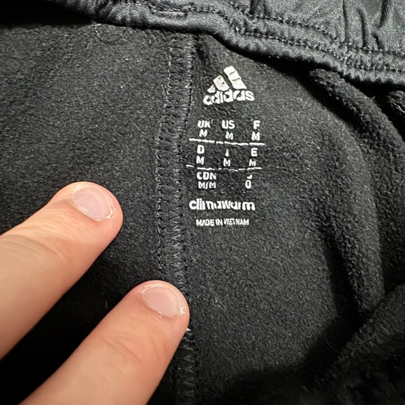 full black adidas sweatpants - Picture 3 of 3
